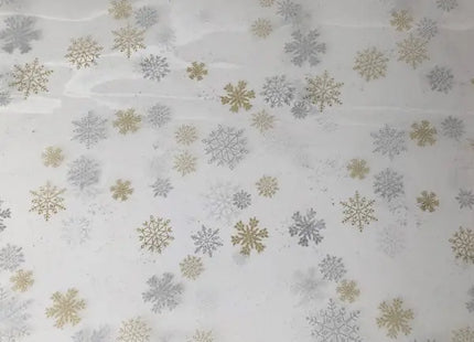 Sterne Klarsichtfolie Geschenkpapier, 70x200cm - Transparente Geschenkverpackung TK Gruppe® Grosshandel 