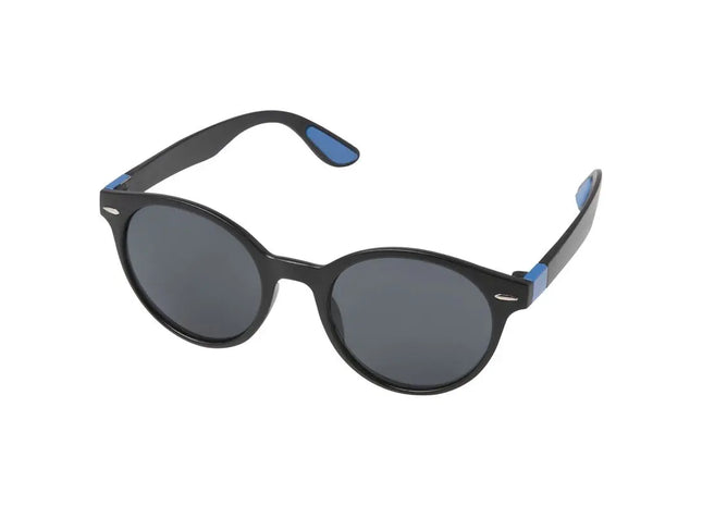 Steven Runde, Trendige Sonnenbrille in Processblau, Stilvolle UV-Schutzbrille TK Gruppe® Grosshandel 