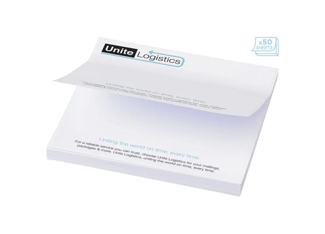 Sticky-Mate Haftnotizen - 100x100 mm - Weiß - 50 Blätter - Ideal für Notizen & Erinnerungen TK Gruppe® Grosshandel 