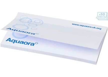 Sticky-Mate Haftnotizen - 127x75 mm - Weiß - 50 Blätter - Effizient für Büro & Alltag TK Gruppe® Grosshandel 