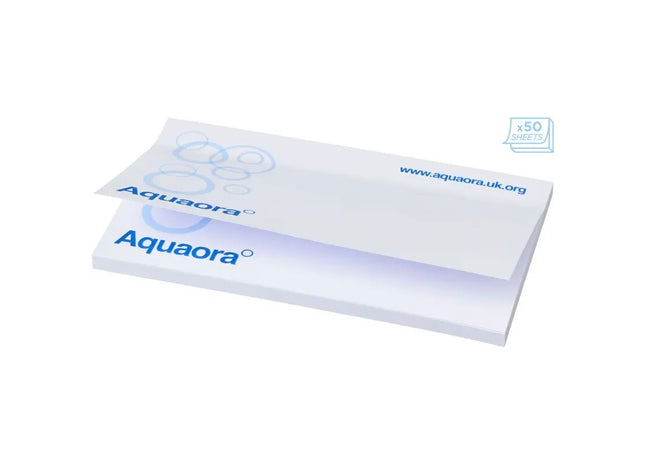 Sticky-Mate Haftnotizen - 127x75 mm - Weiß - 50 Blätter - Effizient für Büro & Alltag TK Gruppe® Grosshandel 
