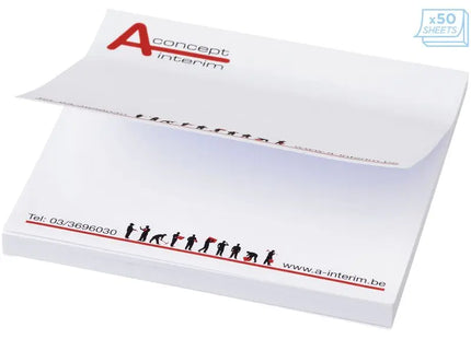Sticky-Mate Haftnotizen 75x75 mm, Weiß, 50 Blatt TK Gruppe® Grosshandel 