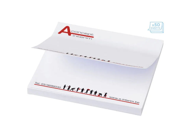 Sticky-Mate Haftnotizen 75x75 mm, Weiß, 50 Blatt TK Gruppe® Grosshandel 