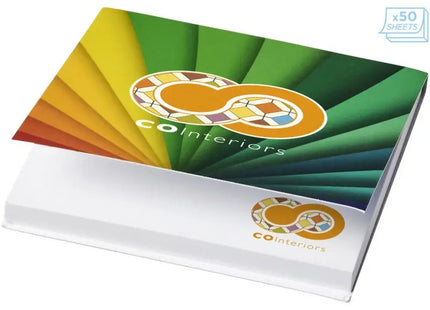 Sticky-Mate Quadratische Haftnotizen 75x75 mm, Weiß, 50 Blatt TK Gruppe® Grosshandel 