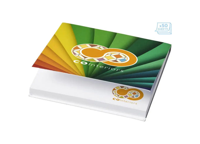 Sticky-Mate Quadratische Haftnotizen 75x75 mm, Weiß, 50 Blatt TK Gruppe® Grosshandel 