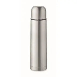 Stilvolle 500 ml Thermosflasche MAHUA - Mattes Silber, isoliert und modern TK Gruppe® Grosshandel 