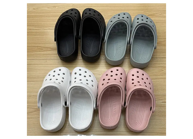 Stilvolle Damen-Clogs, 4er-Set, Größen 36-41 - Komfortabel & Modisch TK Gruppe® Grosshandel 