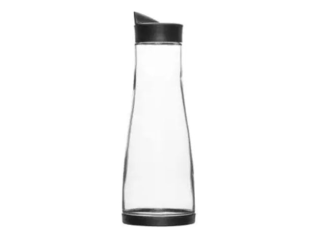 Stilvolle Glaskaraffe Fresh 1,0 l - Transparent, Elegante Karaffe für Getränke TK Gruppe® Grosshandel 
