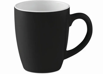 Stilvolle Keramiktasse 290 ml COLOUR TRENT - Schwarz - Robust, Elegant und Vielseitig TK Gruppe® Grosshandel 