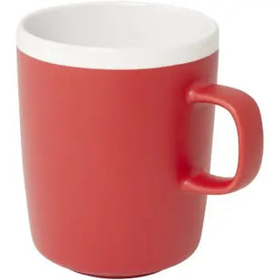 Stilvolle Lilio Keramiktasse 310 ml - rot Perfekte rote Kaffee- und Teetasse TK Gruppe® Grosshandel 