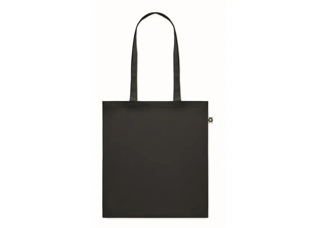 Stilvolle ZOCO COLOUR recycelte Einkaufstasche in Tiefschwarz TK Gruppe® Grosshandel 
