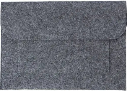 Stilvolle graue Dokumententasche Riley aus rPET-Filz – Nachhaltig, langlebig, elegant TK Gruppe® Grosshandel 