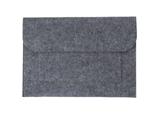 Stilvolle graue Dokumententasche Riley aus rPET-Filz – Nachhaltig, langlebig, elegant TK Gruppe® Grosshandel 