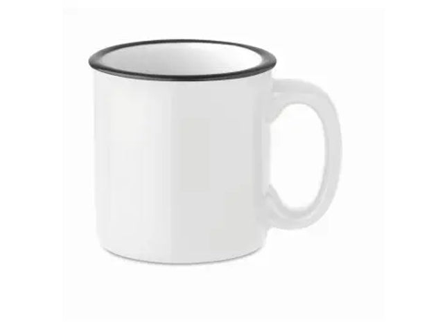 Stilvoller 240ml Keramikbecher TWEENIES SUBLIM - schwarz Perfekt für Kaffee, Tee & mehr TK Gruppe® Grosshandel 