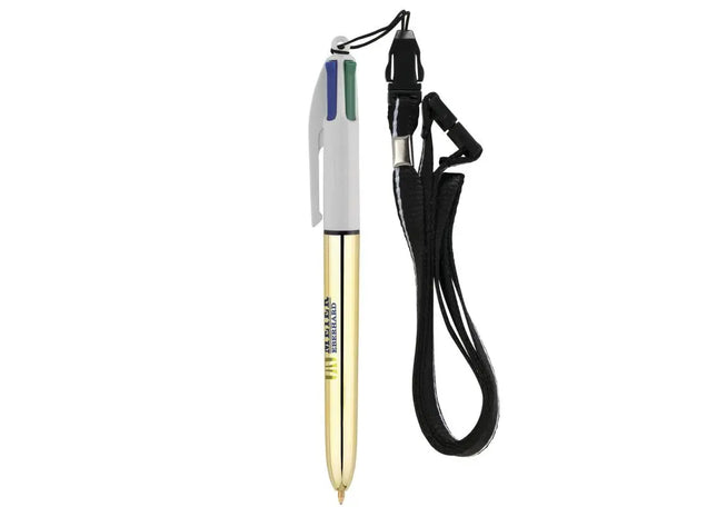 Stilvoller BIC 4-Farben Fashion Kugelschreiber für Kreativprofis TK Gruppe® Grosshandel 