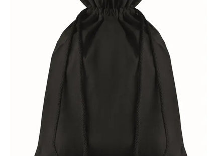 Stilvoller M TASKE Medium Kordelzugbeutel - Schwarz TK Gruppe® Grosshandel 