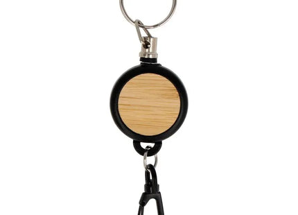 Stilvoller R-ABS & Bambus-Kartenhalter - Schwarz - Umweltfreundlich, Robust und Elegant TK Gruppe® Grosshandel 