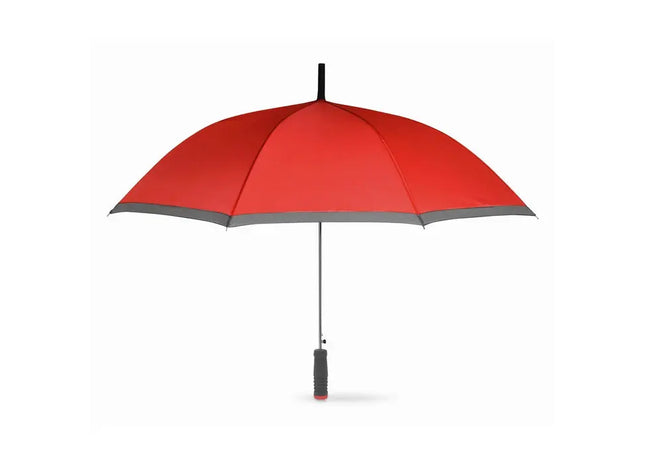 Stilvoller Regenschirm CARDIFF in Rot - Robust, Windfest & Eleganter Wetterschutz TK Gruppe® Grosshandel 