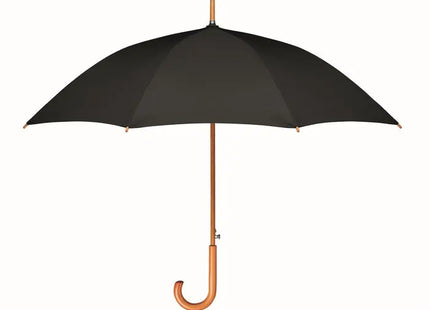 Stilvoller Regenschirm CUMULI aus recyceltem RPET-Material - Schwarz, Stabil und Nachhaltig TK Gruppe® Grosshandel 