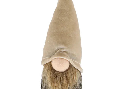 Stilvoller Wichtel in Samt-Optik, 17 cm – Ideal für festliche Dekorationen TK Gruppe® Grosshandel 