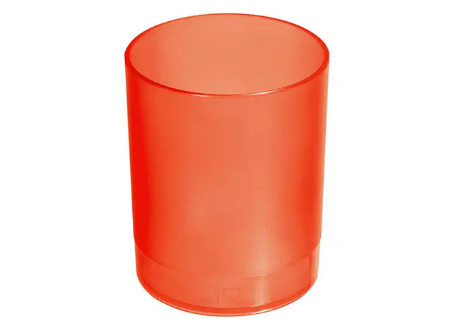 Stilvoller Zahnputzbecher 0,3 l in Gefrostetem Rot – Elegant & Praktisch TK Gruppe® Grosshandel 