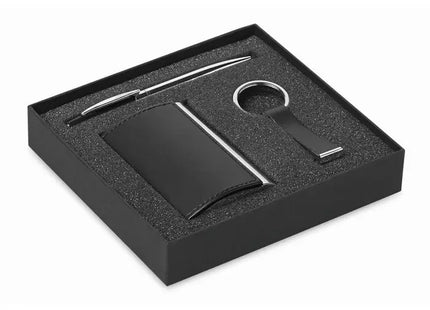 Stilvolles Geschenk-Set KADEAU – Hochwertiges Set in Schwarz für besondere Anlässe TK Gruppe® Grosshandel 