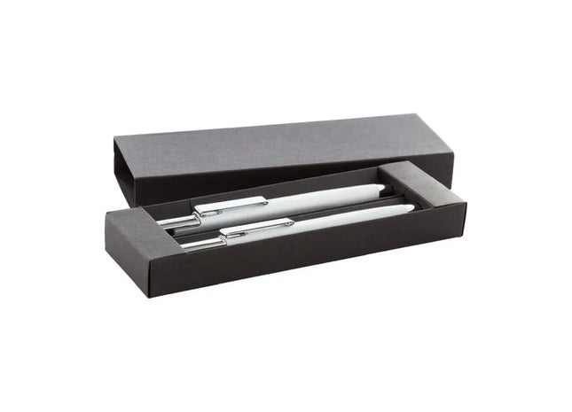 Stilvolles Glamy Schreibset – Hochwertiges Set in Weiß für elegantes Schreiben TK Gruppe® Grosshandel 