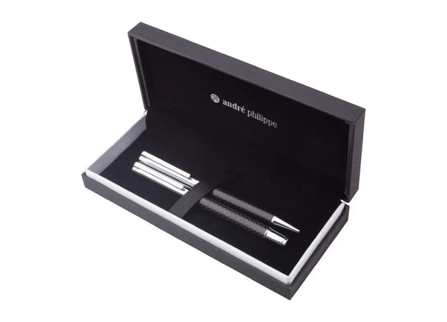 Stilvolles Mantilly Kugelschreiber-Set in Silber - Elegant & Praktisch TK Gruppe® Grosshandel 