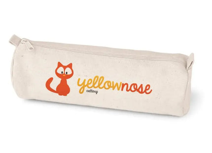 Stilvolles SCHOOLI Federmäppchen aus 100% Baumwolle - helles Naturdesign, nachhaltig und robust TK Gruppe® Grosshandel 