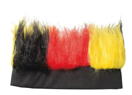 Stirnband Hairy in Deutschland-Farben – Auffälliger Fan-Schmuck TK Gruppe® Grosshandel 