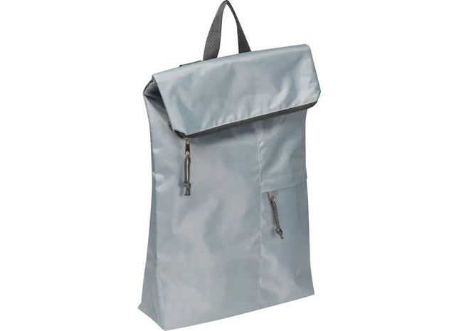Stockton Faltbarer Rucksack in Silbergrau – Kompakt und Stilvoll TK Gruppe® Grosshandel 