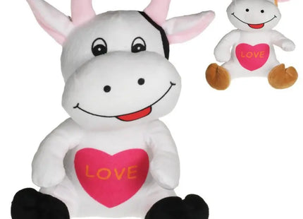 Stoffkuh "Lovely", 20 cm TK Gruppe® Grosshandel 