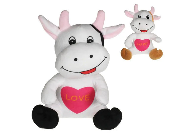 Stoffkuh "Lovely", 20 cm TK Gruppe® Grosshandel 