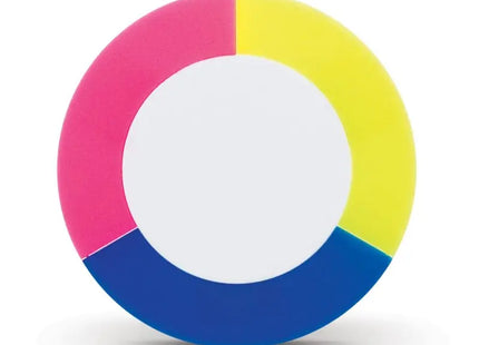 Strahlend blauer Textmarker Puck – Idealer Bürohelfer für leuchtende Markierungen TK Gruppe® Grosshandel 