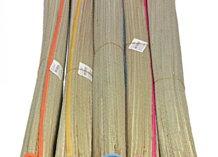 Strandmatte 180x60cm mit farbigem Rand, gerollt – Ideal für Outdoor TK Gruppe® Grosshandel 