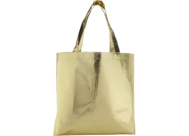 Strandtasche Johnathan aus Non-Woven in Gold - Luxuriös & Funktional TK Gruppe® Grosshandel 
