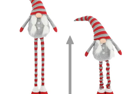 Strick-Wichtel Udo mit Teleskopbeinen, höhenverstellbar bis 140 cm - Anpassbare Dekofigur TK Gruppe® Grosshandel 