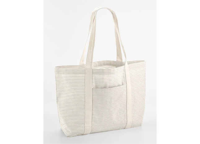 Striped Organic Cotton Shopper TK Gruppe® Grosshandel 