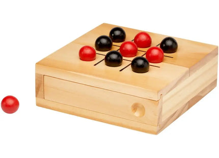 Strobus Tic-Tac-Toe aus Naturholz - Klassiker neu interpretiert für endlosen Spielspaß TK Gruppe® Grosshandel 