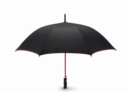 Sturm Automatik Regenschirm SKYE in Rot - Stilvoller Schutz an regnerischen Tagen TK Gruppe® Grosshandel 