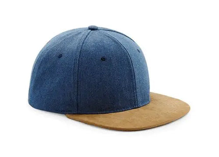 Stylische Suede Peak Snapback, elegant und modisch TK Gruppe® Grosshandel 