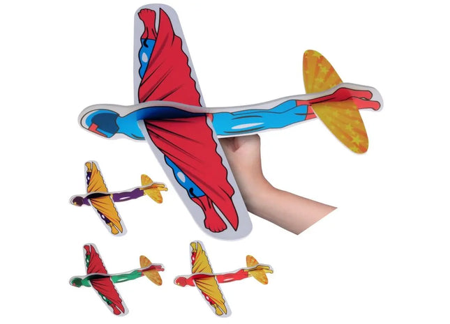 Styropor-Flieger "Superhelden", 40 cm TK Gruppe® Grosshandel 