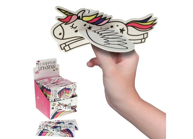 Styroporflieger mit Einhorn-Design, 16 cm TK Gruppe® Grosshandel 