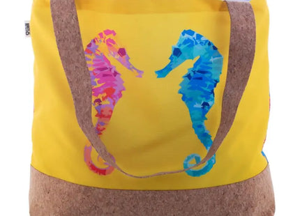 SuboShop Playa Strandtasche in Weiß-Natur – Eleganz & Funktionalität TK Gruppe® Grosshandel 