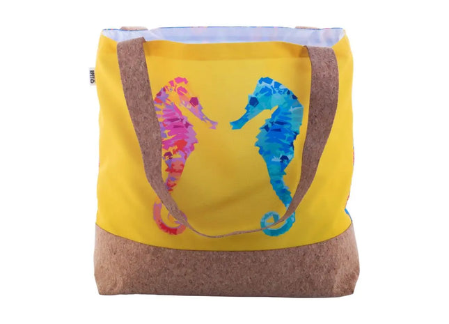 SuboShop Playa Strandtasche in Weiß-Natur – Eleganz & Funktionalität TK Gruppe® Grosshandel 