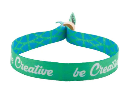 SuboWrist Eco Individuelles RPET Festival-Armband: Natur, Umweltfreundlich, Personalisierbar TK Gruppe® Grosshandel 