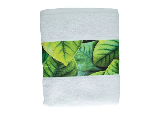 Subowel M Handtuch mit Sublimationsdruck - Weiß: Weich, Saugfähig, Individuell anpassbar TK Gruppe® Grosshandel 