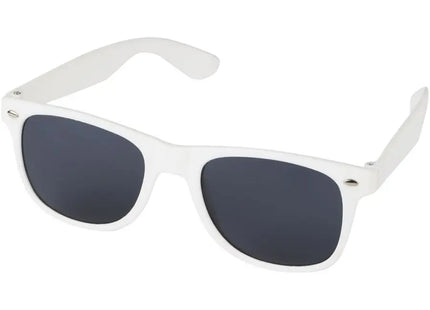 Sun Ray Sonnenbrille aus Recyceltem Kunststoff in Weiß, Nachhaltige UV-Brille TK Gruppe® Grosshandel 