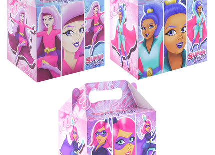 Super Mädchen Lunchbox, 3 Sorten, 14L x 9,5B x 12H cm, Bento-Box für Kinder TK Gruppe® Grosshandel 