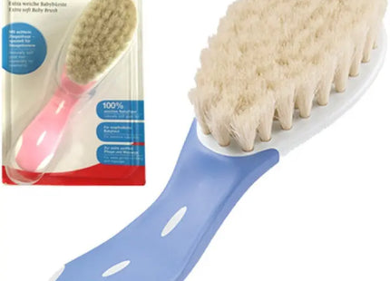 Super-Soft Newborn Hair Brush - Gentle Care for Infant Scalp, 100 Characters TK Gruppe® Grosshandel 